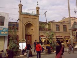 People in Sunday Bazaar